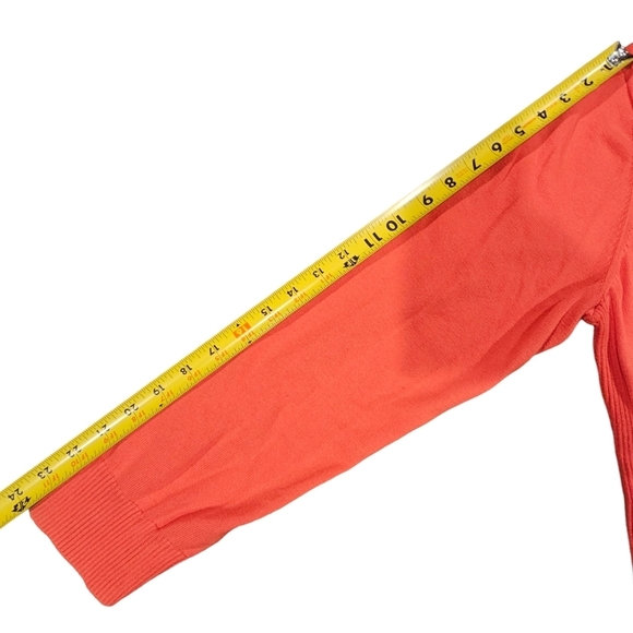 FOXCROFT Women's Soft Coral 100% Supima Cotton Pullover 1/4 Zip Sweater Size XXL - Picture 7 of 12